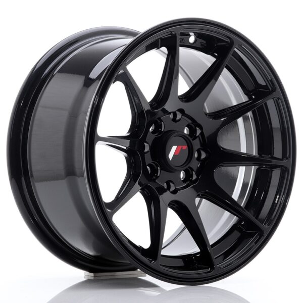 Valuvelg Japan Racing JR11 15×8 ET25 4×100/114 Glossy Black JR11