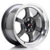 Valuvelg Japan Racing JR12 15×7,5 ET26 4×100/108 Gun Metal Machined Lip JR12