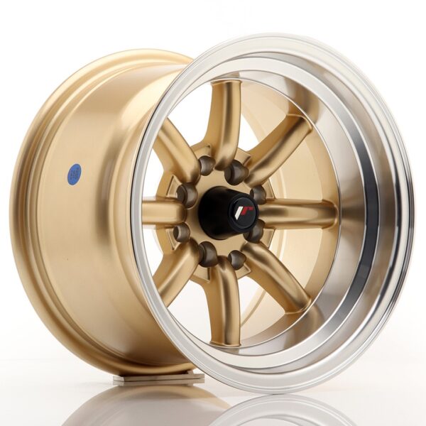 Valuvelg Japan Racing JR19 14×9 ET-25 4×100/114 Gold Machined Lip JR19