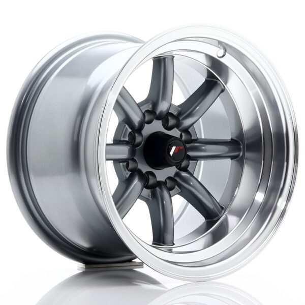 Valuvelg Japan Racing JR19 14×9 ET-25 4×100/114 Gun Metal Machined Lip JR19