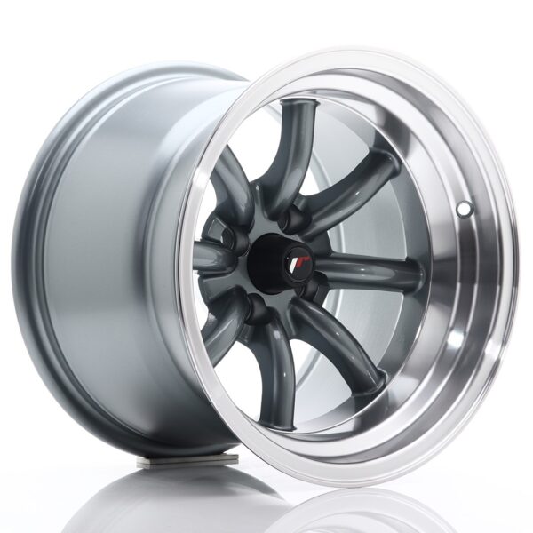 Valuvelg Japan Racing JR19 15×10,5 ET-32 4×100 Gun Metal Machined Lip JR19