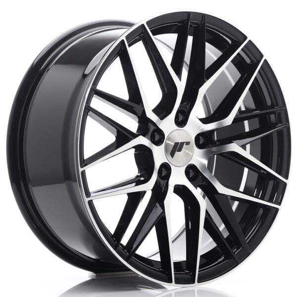 Valuvelg Japan Racing JR28 18×8,5 ET40 5×112 Gloss Black Machined Face JR28