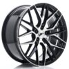 Valuvelg Japan Racing JR28 19×8,5 ET40 5×114,3 Gloss Black Machined Face JR28