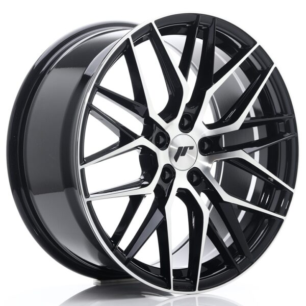 Valuvelg Japan Racing JR28 19×8,5 ET40 5×108 Glossy Black Machined Face JR28