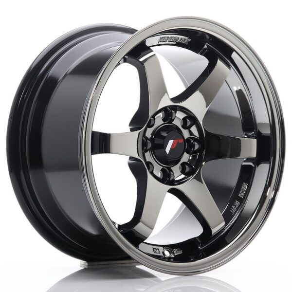 Valuvelg Japan Racing JR3 15×8 ET25 4×100/108 Black Chrome JR3