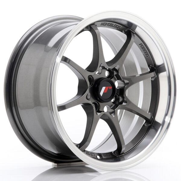 Valuvelg Japan Racing JR5 15×8 ET28 4×100 Gun Metal Machined Lip JR5