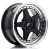 Valuvelg Japan Racing JR6 16×7 ET25 4×100/108 Gloss Black Machined JR6