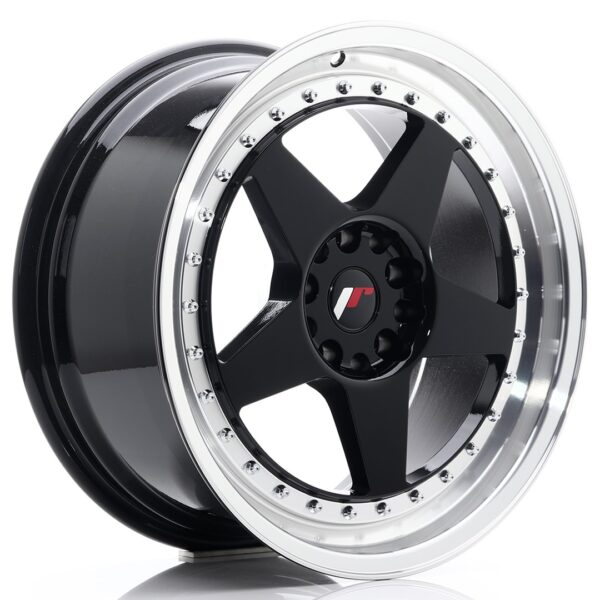 Valuvelg Japan Racing JR6 18×8,5 ET22 5×114,3/120 Gloss Black Machined JR6