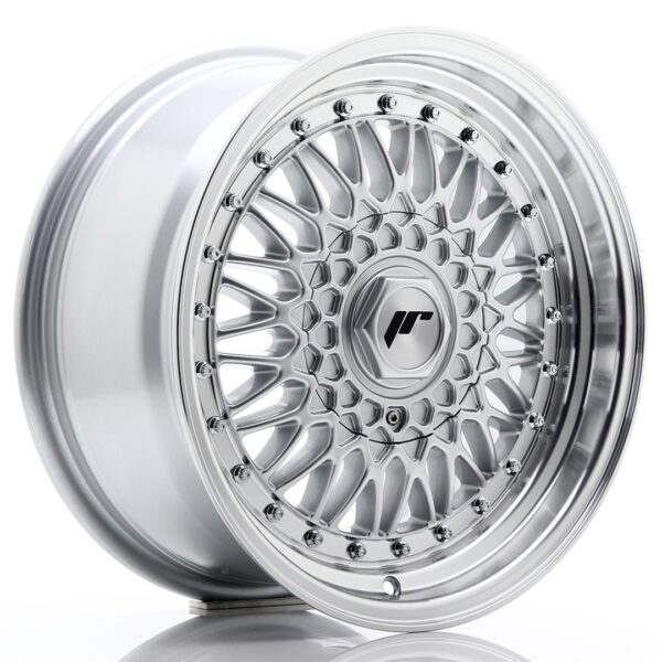 Valuvelg Japan Racing JR9 16×7,5 ET25 4×100/108 Silver Machined Lip+Silver Rivets JR9