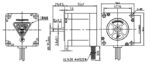 Stepper mootor Leadshine 4A 1.3nm CNC komponendid